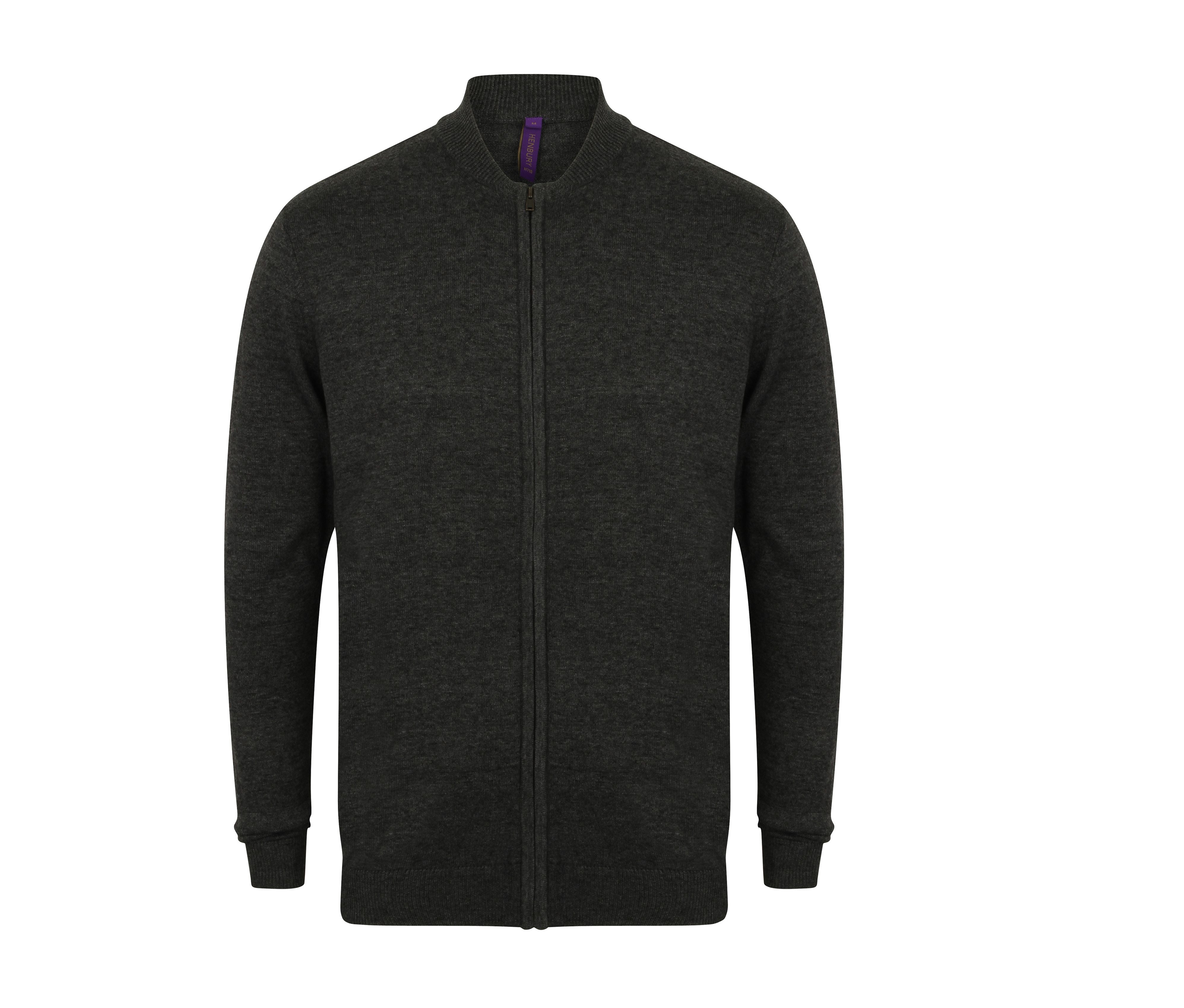 UNISEX KNITTED BOMBER JACKET