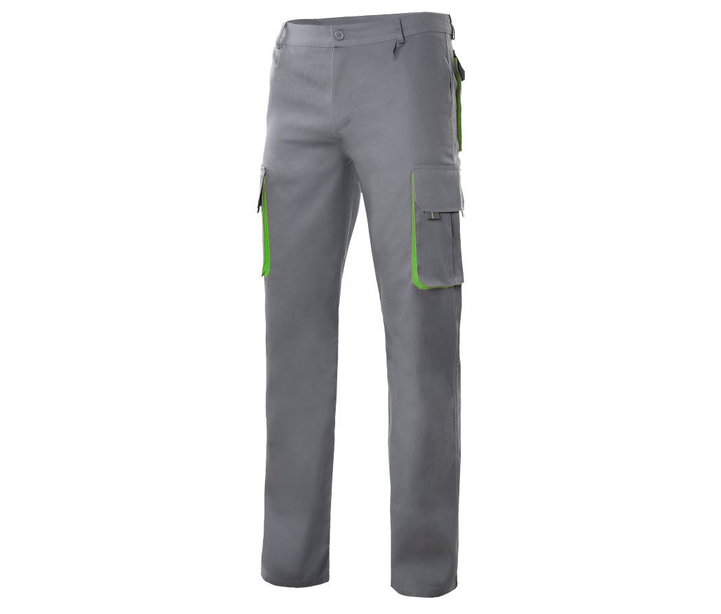 PANTALON MULTIPOCHES BICOLORE