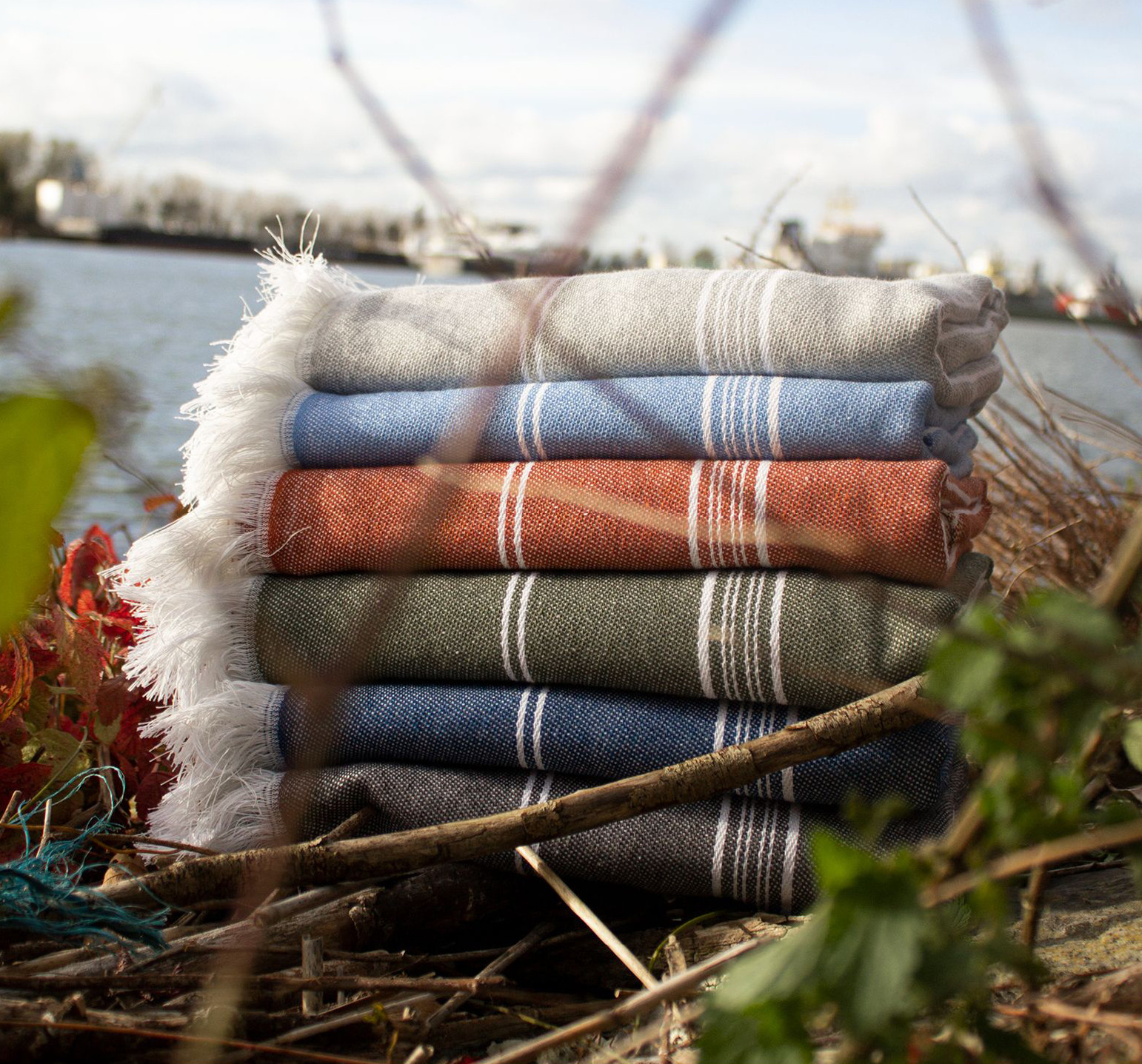 RECYCLED HAMAM TOWEL
