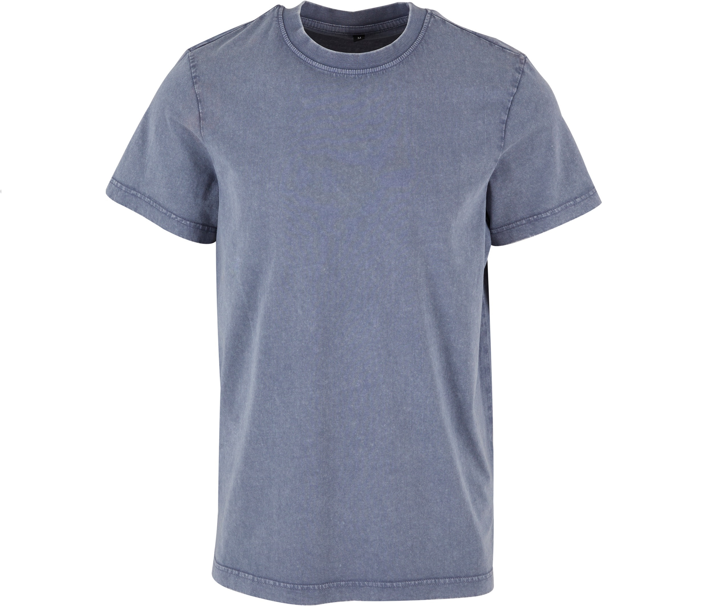 ACID WASHED ROUND NECK TEE