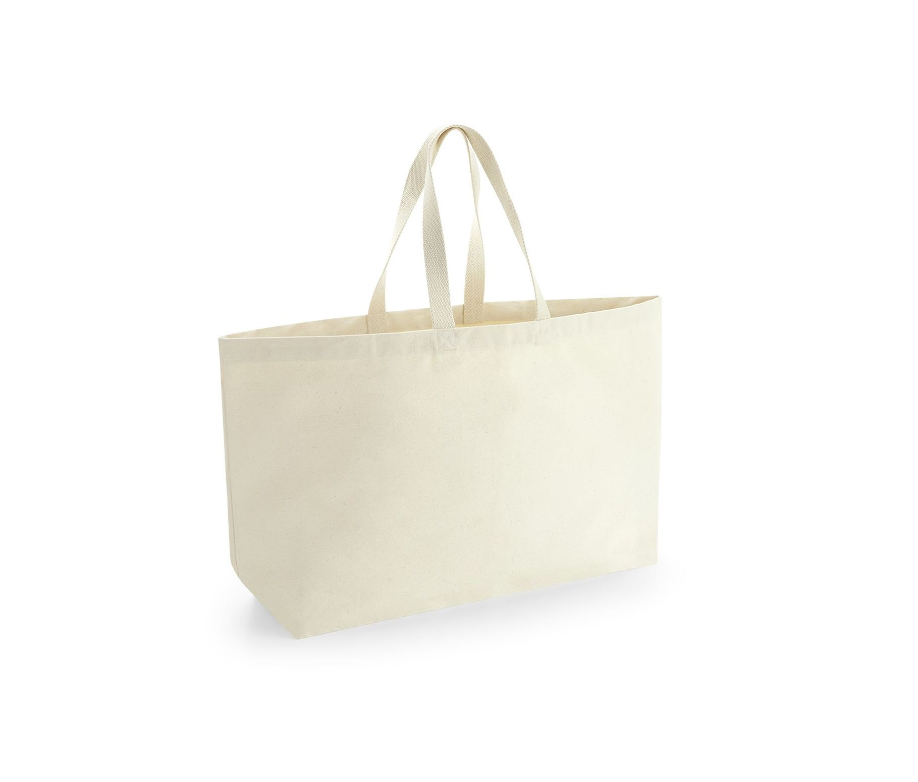 HEAVYWEIGHT CANVAS OVERSIZED TOTE BAG