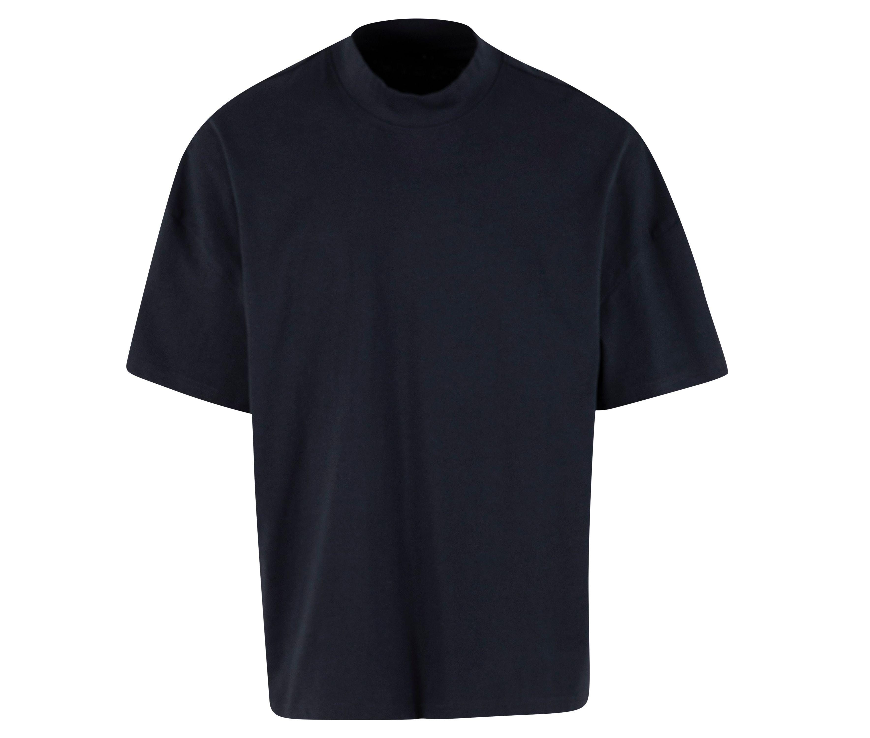 OVERSIZED MOCK NECK TEE