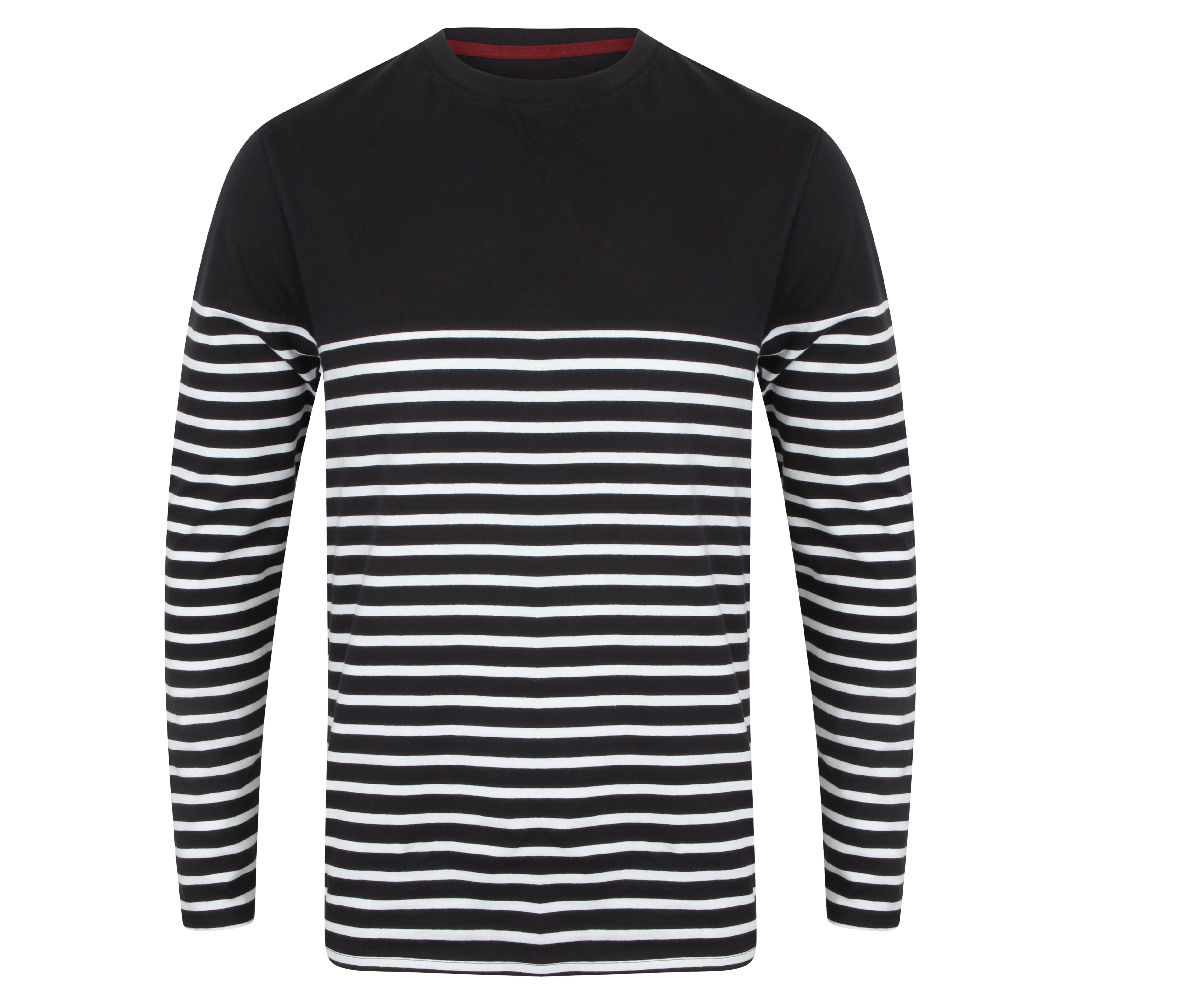 LONG SLEEVED BRETON STRIPED T