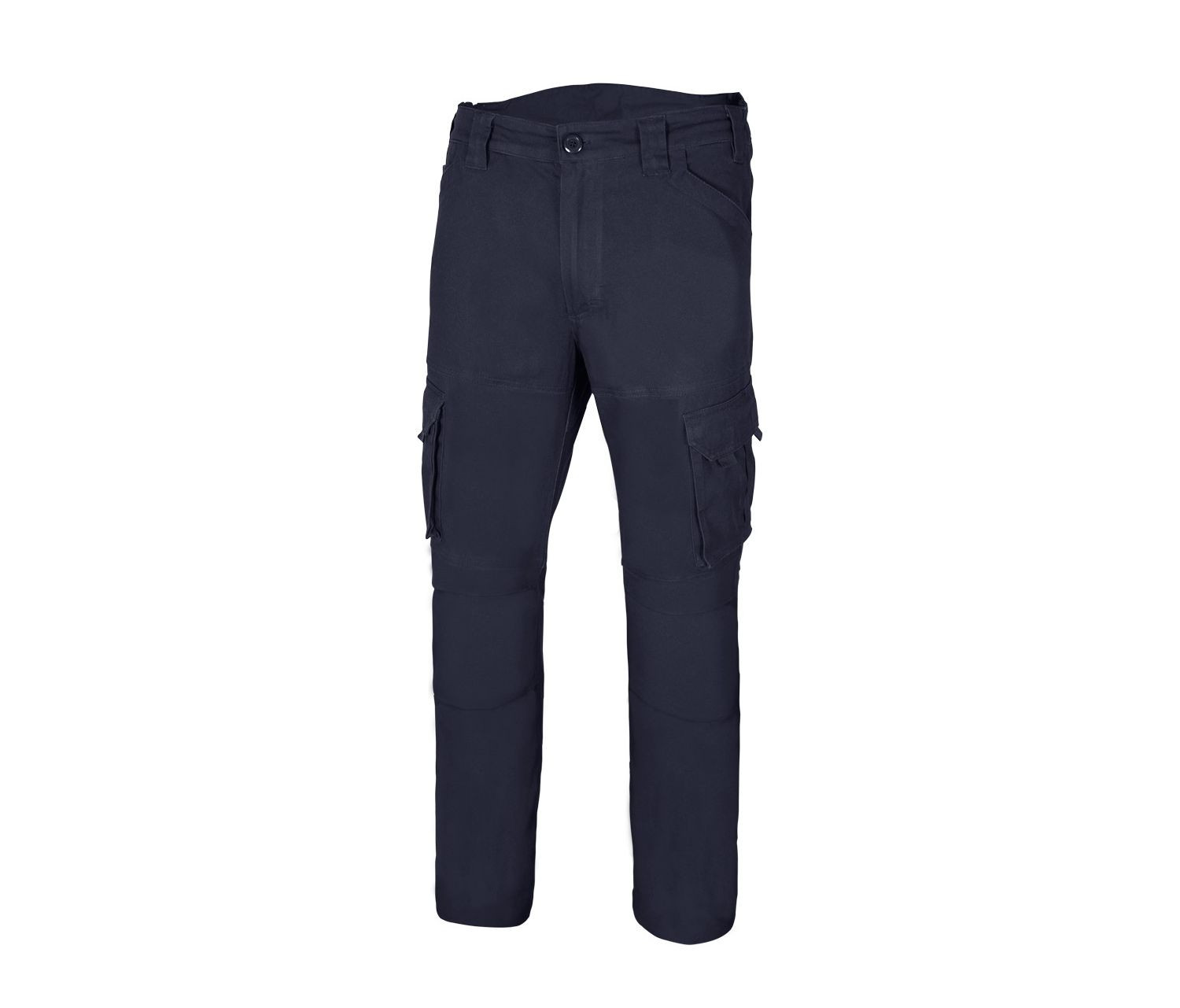 PANTALON MULTIPOCHES EN COTON STRETCH