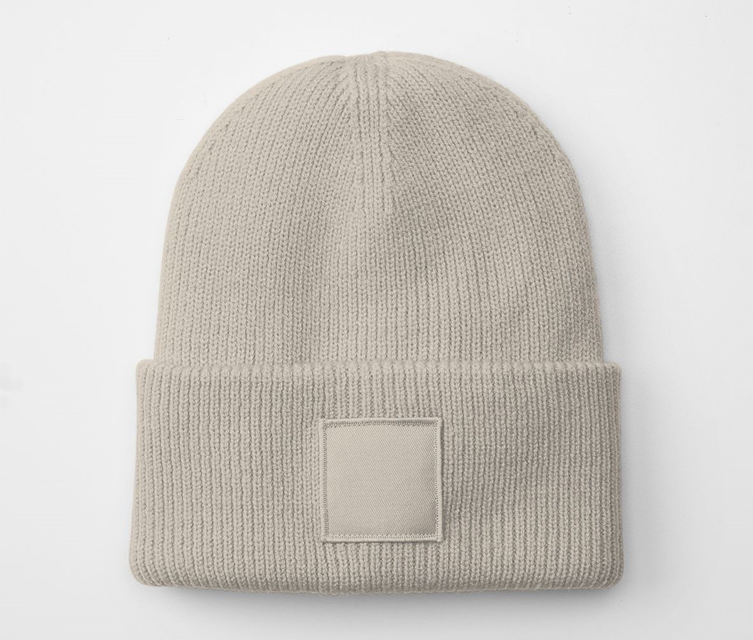 DEEP CUFFED TONAL PATCH BEANIE