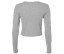 WOMEN'S MICRO RIB LONG SLEEVE BABY TEE