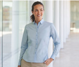 LADIES' LONG SLEEVED 'COTTON FEEL' COOLPLUS® SHIRT