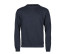 RIBBED INTERLOCK CREW NECK