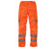 HI-VIS POLYCOTTON CARGO TROUSERS WITH KNEE PAD POCKETS
